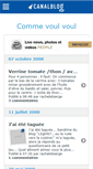 Mobile Screenshot of commevoulvoul.canalblog.com