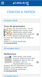 Mobile Screenshot of crayonapapier.canalblog.com