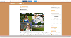 Desktop Screenshot of legacysims3.canalblog.com