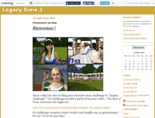 Tablet Screenshot of legacysims3.canalblog.com