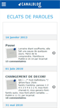 Mobile Screenshot of incarnat.canalblog.com