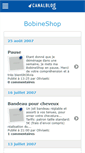 Mobile Screenshot of bobineshop.canalblog.com