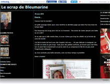 Tablet Screenshot of bleumarinescrap.canalblog.com