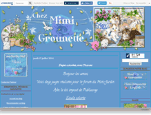 Tablet Screenshot of mimigrounette.canalblog.com