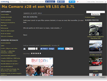 Tablet Screenshot of camaroz28.canalblog.com