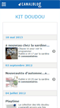 Mobile Screenshot of kitdoudou.canalblog.com