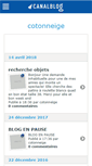 Mobile Screenshot of cotonneige.canalblog.com