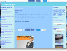 Tablet Screenshot of cotonneige.canalblog.com