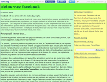 Tablet Screenshot of detournefacebook.canalblog.com