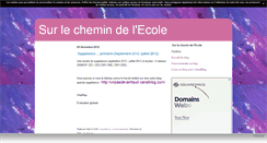 Desktop Screenshot of chemindelecole.canalblog.com