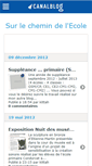 Mobile Screenshot of chemindelecole.canalblog.com