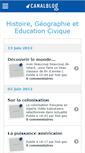 Mobile Screenshot of histgeostmarie.canalblog.com