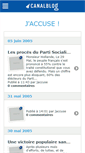 Mobile Screenshot of jaccuse.canalblog.com