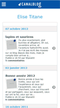 Mobile Screenshot of elisetitane.canalblog.com