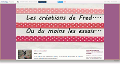 Desktop Screenshot of lescreasdefred.canalblog.com