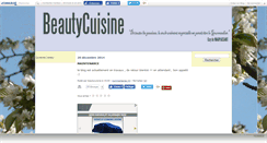 Desktop Screenshot of beautycuisine.canalblog.com