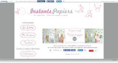 Desktop Screenshot of instantspapiers.canalblog.com