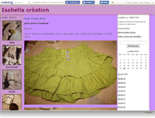Tablet Screenshot of isabellacreation.canalblog.com