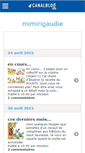 Mobile Screenshot of mimirigaudie.canalblog.com