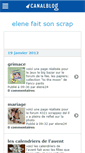 Mobile Screenshot of elene.canalblog.com