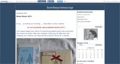 Desktop Screenshot of bonheurenscrap.canalblog.com