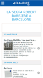 Mobile Screenshot of barcelone2012.canalblog.com
