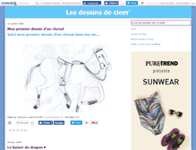 Tablet Screenshot of clemenceruyant.canalblog.com