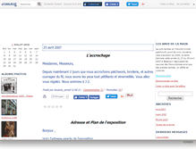 Tablet Screenshot of lesamisdelamain.canalblog.com