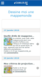 Mobile Screenshot of mappemonde.canalblog.com