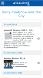 Mobile Screenshot of barrycradshow.canalblog.com