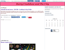Tablet Screenshot of barrycradshow.canalblog.com
