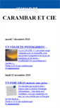 Mobile Screenshot of carambaretcie.canalblog.com