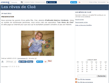 Tablet Screenshot of lesrevesdecloe.canalblog.com