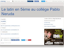 Tablet Screenshot of latin5emepablo.canalblog.com