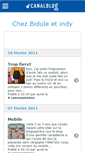 Mobile Screenshot of chezbiduleetindy.canalblog.com