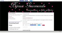 Desktop Screenshot of bijouxgourmands.canalblog.com