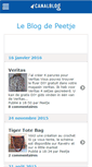 Mobile Screenshot of peetjes.canalblog.com