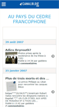 Mobile Screenshot of libanfrancophone.canalblog.com