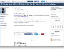 Tablet Screenshot of metalclayfrance.canalblog.com