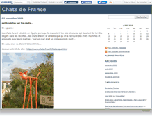 Tablet Screenshot of chatsdefrance.canalblog.com