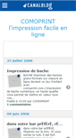 Mobile Screenshot of comoprint.canalblog.com
