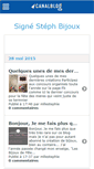 Mobile Screenshot of mllestephie.canalblog.com