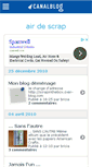 Mobile Screenshot of airdescrap.canalblog.com