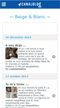 Mobile Screenshot of beigeetblanc.canalblog.com