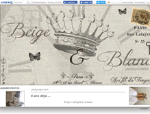 Tablet Screenshot of beigeetblanc.canalblog.com