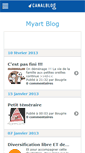 Mobile Screenshot of myartblog.canalblog.com