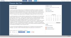 Desktop Screenshot of coursdelor.canalblog.com