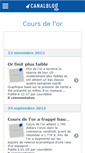 Mobile Screenshot of coursdelor.canalblog.com