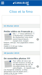 Mobile Screenshot of cciloo.canalblog.com