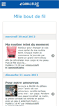 Mobile Screenshot of mlleboutdefil.canalblog.com